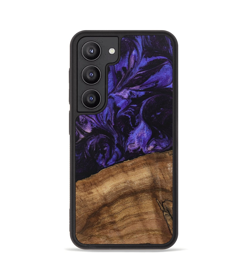 Galaxy S23 Wood Phone Case - Savion (Purple, 746616)