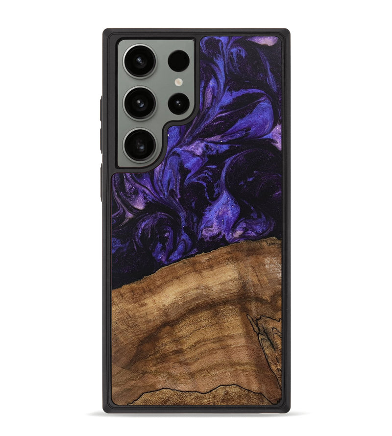 Galaxy S23 Ultra Wood Phone Case - Savion (Purple, 746616)