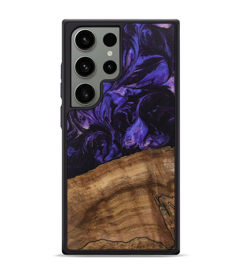 Galaxy S24 Ultra Wood Phone Case - Savion (Purple, 746616)