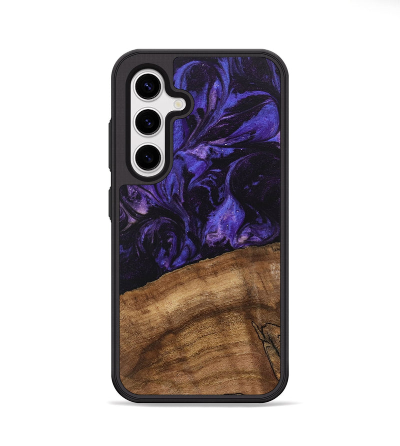 Galaxy S25 Wood Phone Case - Savion (Purple, 746616)