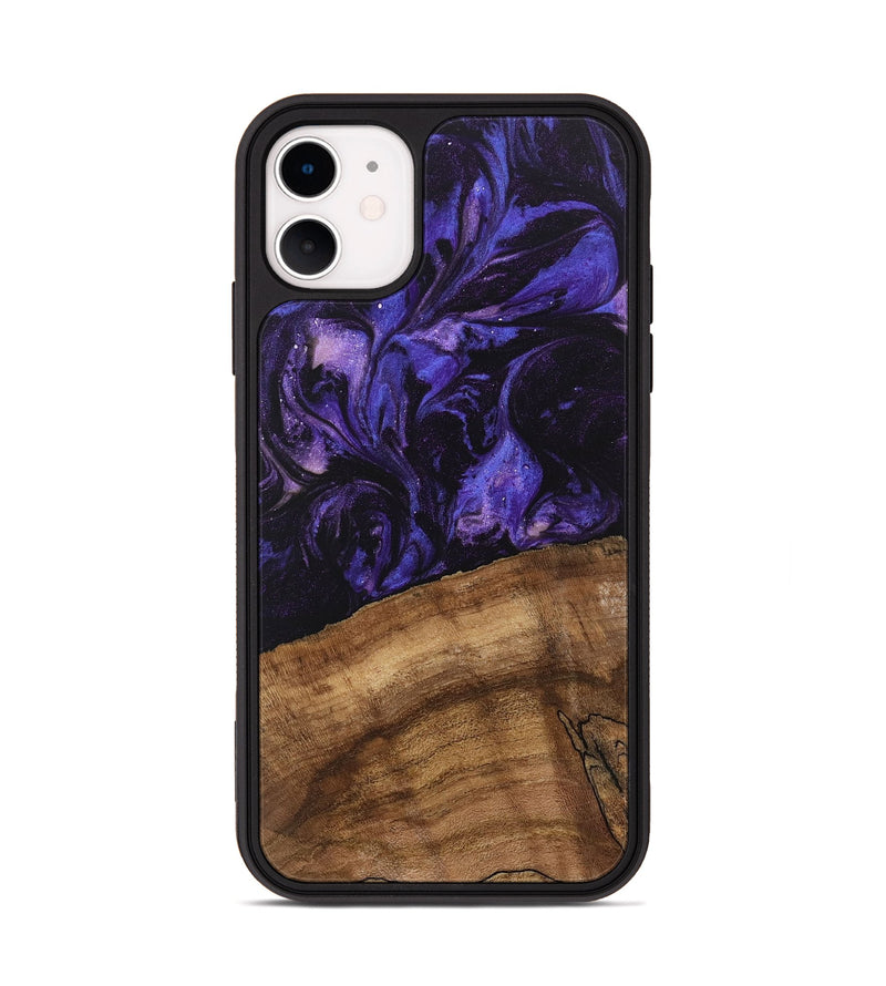 iPhone 11 Wood Phone Case - Savion (Purple, 746616)