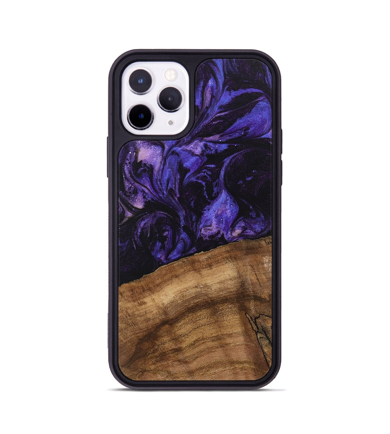 iPhone 11 Pro Wood Phone Case - Savion (Purple, 746616)