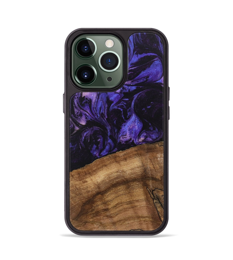 iPhone 13 Pro Wood Phone Case - Savion (Purple, 746616)