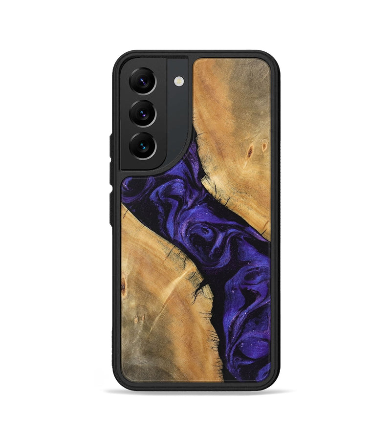 Galaxy S22 Wood Phone Case - Ellie (Purple, 746624)