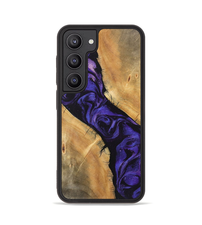 Galaxy S23 Wood Phone Case - Ellie (Purple, 746624)