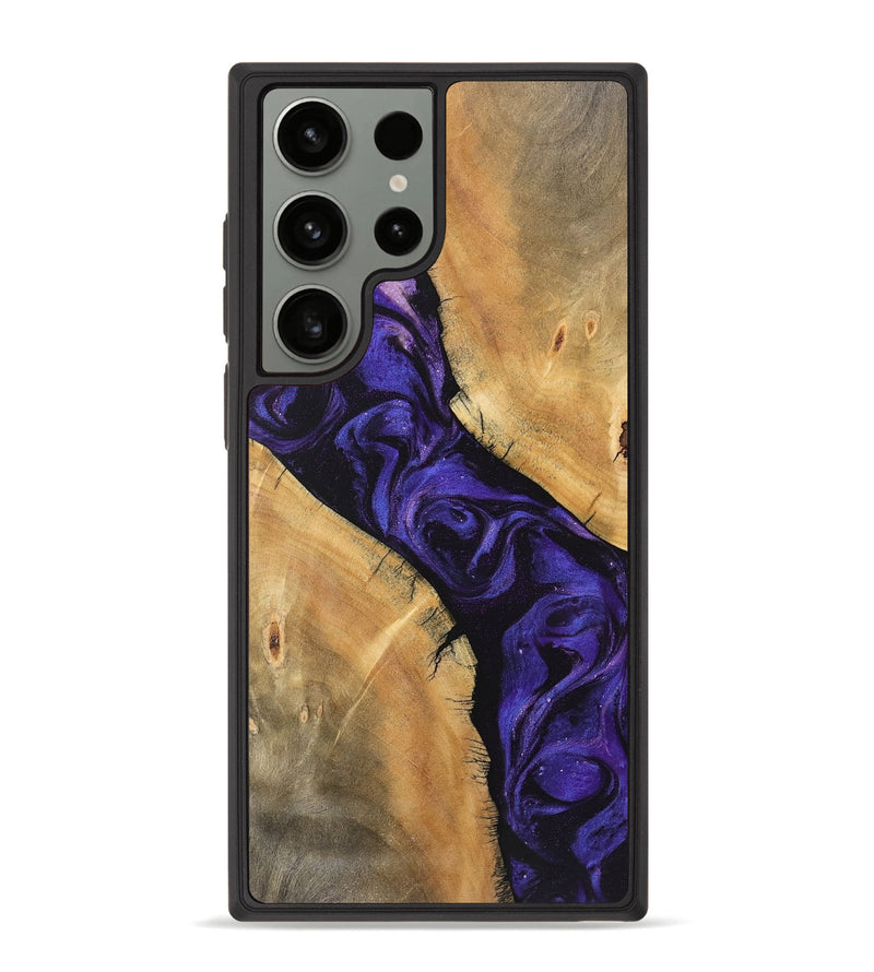 Galaxy S23 Ultra Wood Phone Case - Ellie (Purple, 746624)