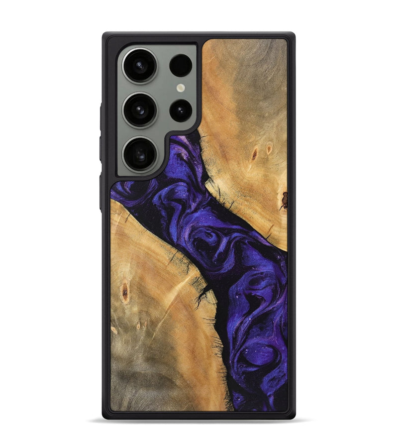 Galaxy S24 Ultra Wood Phone Case - Ellie (Purple, 746624)