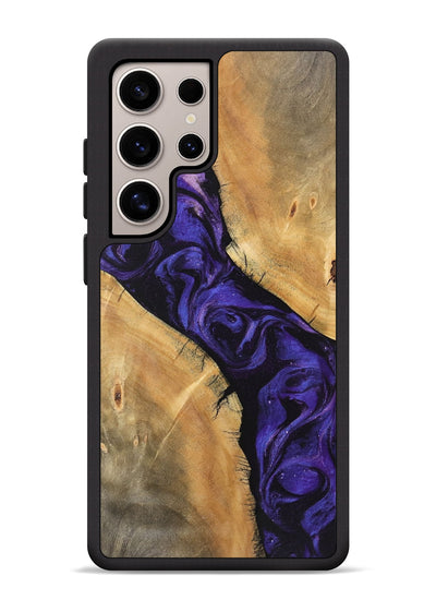 Galaxy S25 Ultra Wood Phone Case - Ellie (Purple, 746624)