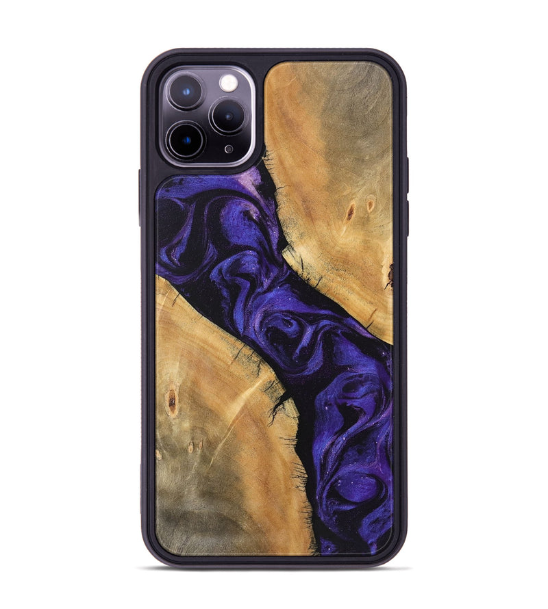 iPhone 11 Pro Max Wood Phone Case - Ellie (Purple, 746624)