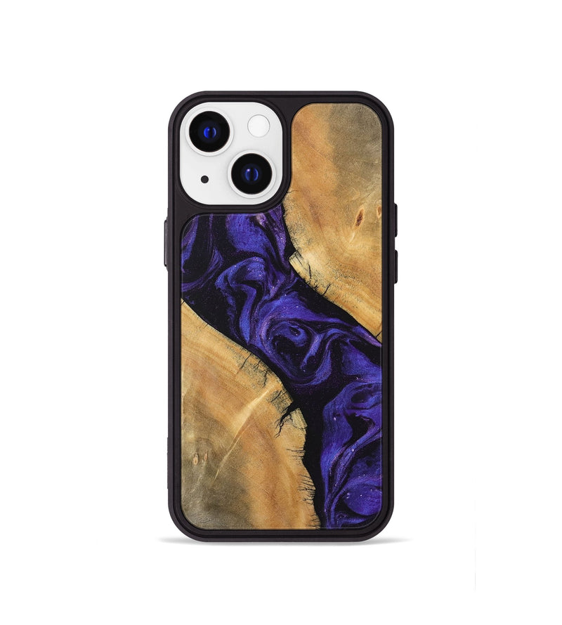 iPhone 13 mini Wood Phone Case - Ellie (Purple, 746624)