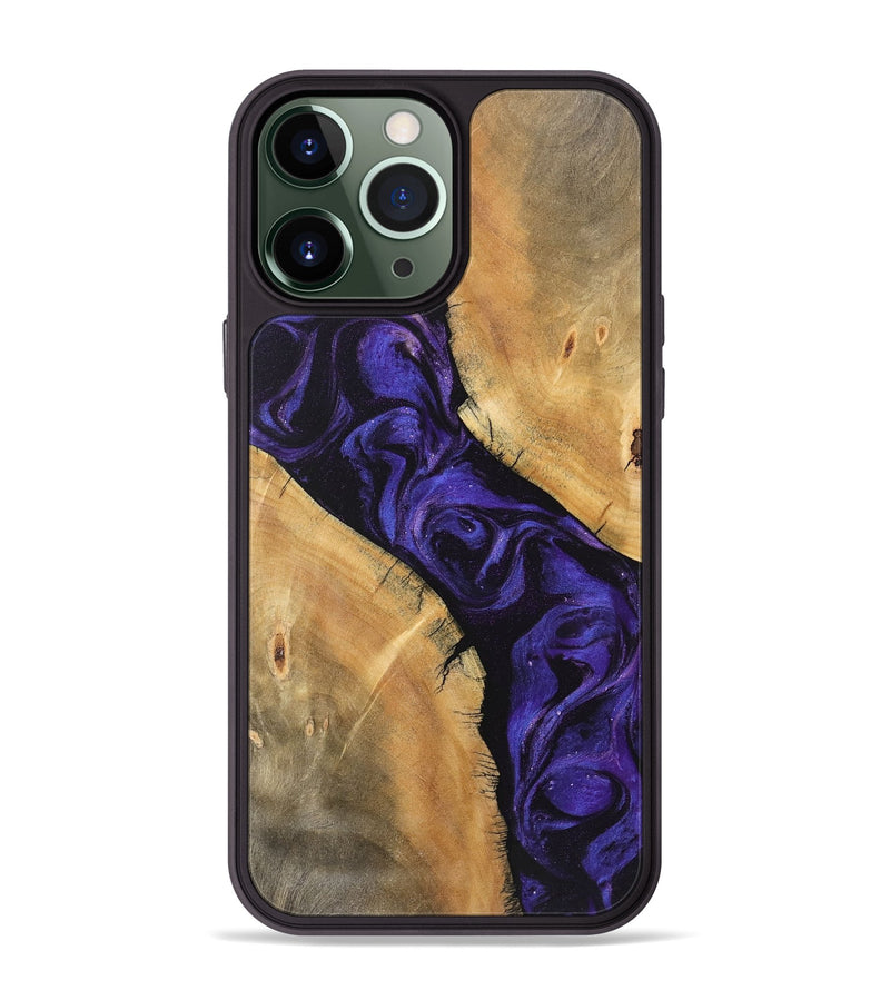 iPhone 13 Pro Max Wood Phone Case - Ellie (Purple, 746624)