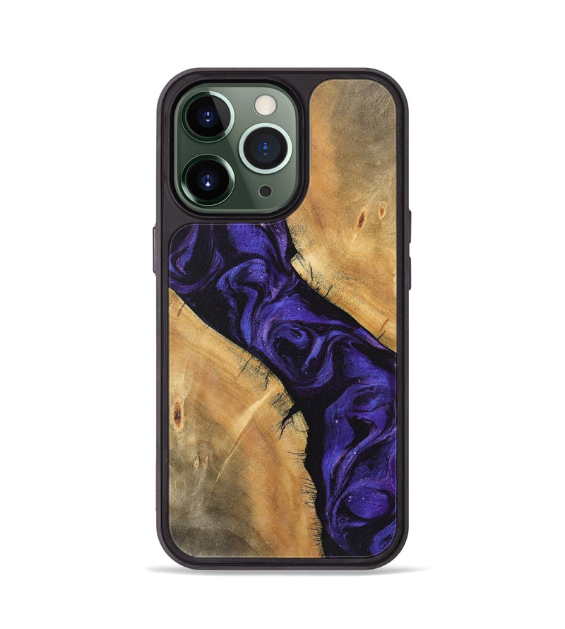 iPhone 13 Pro Wood Phone Case - Ellie (Purple, 746624)