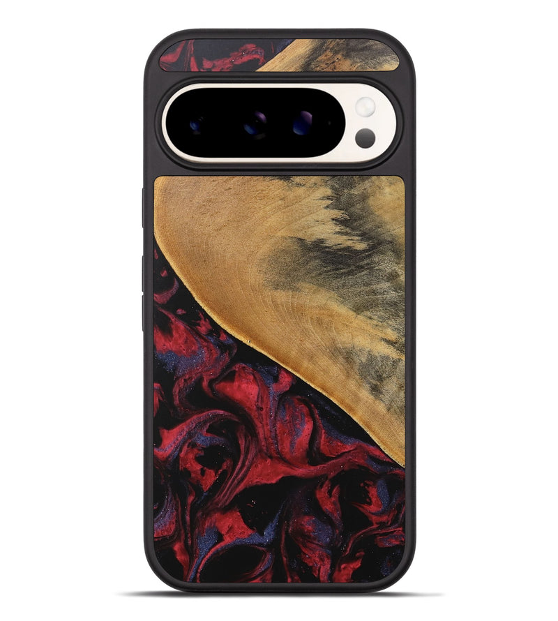 Pixel 9 Pro XL Wood Phone Case - Leandra (Red, 746625)