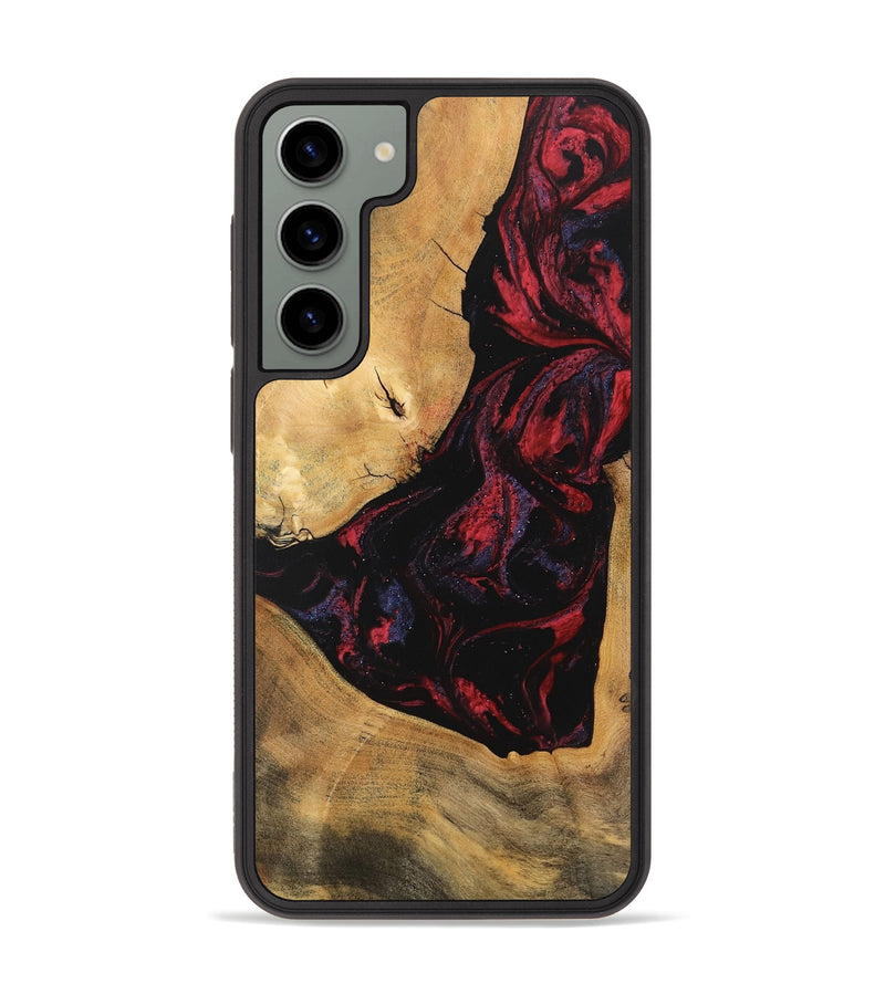 Galaxy S23 Plus Wood Phone Case - Shemar (Red, 746626)