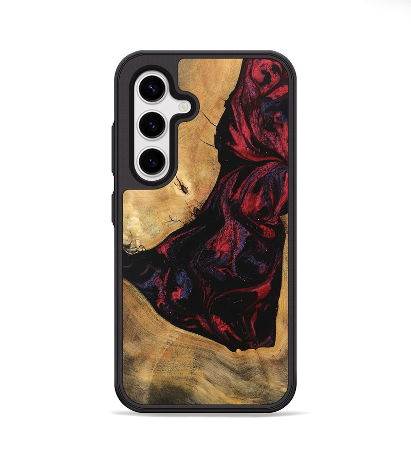 Galaxy S25 Wood Phone Case - Shemar (Red, 746626)