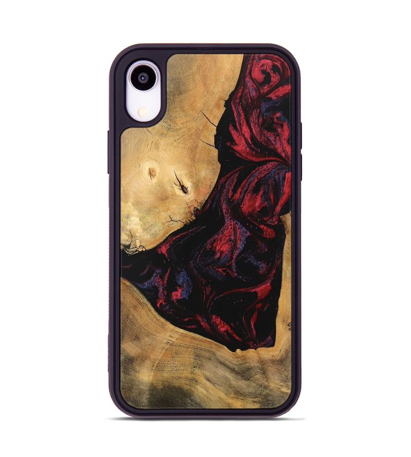 iPhone Xr Wood Phone Case - Shemar (Red, 746626)