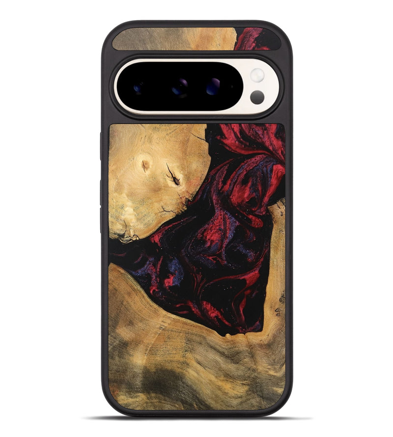 Pixel 9 Pro XL Wood Phone Case - Shemar (Red, 746626)