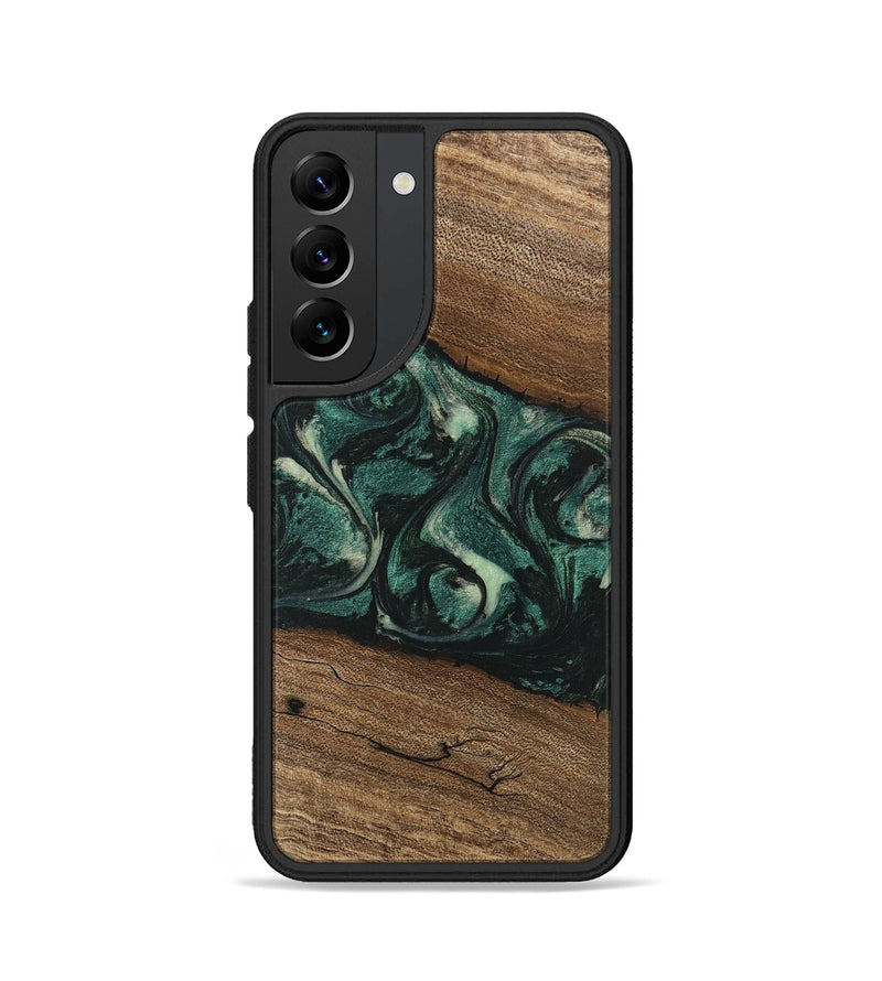 Galaxy S22 Wood Phone Case - Lissie (Green, 746630)