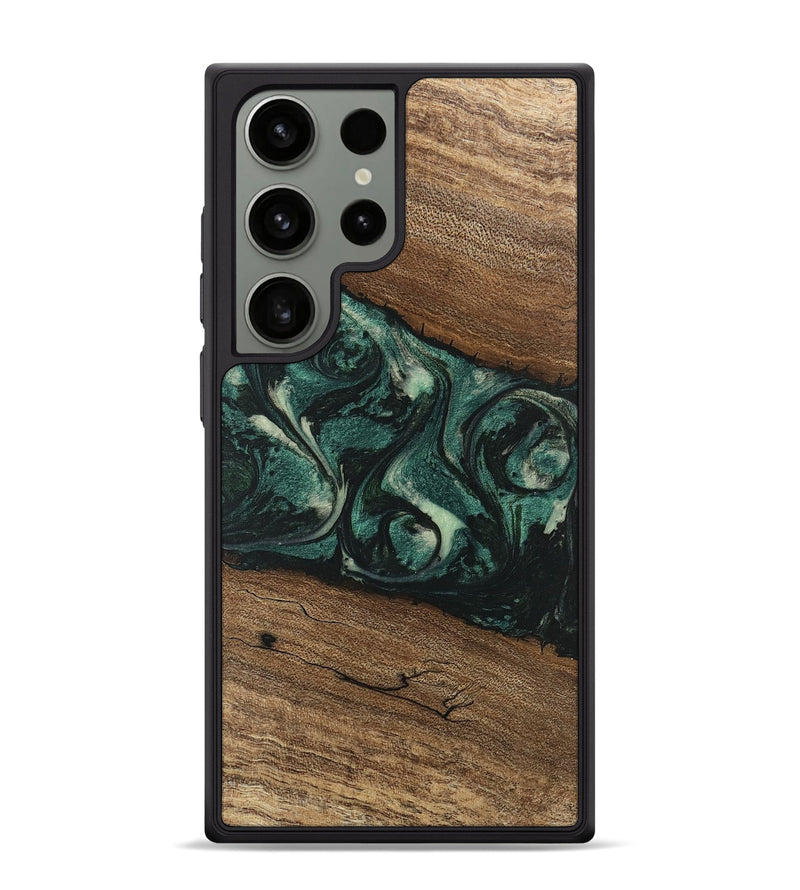 Galaxy S24 Ultra Wood Phone Case - Lissie (Green, 746630)