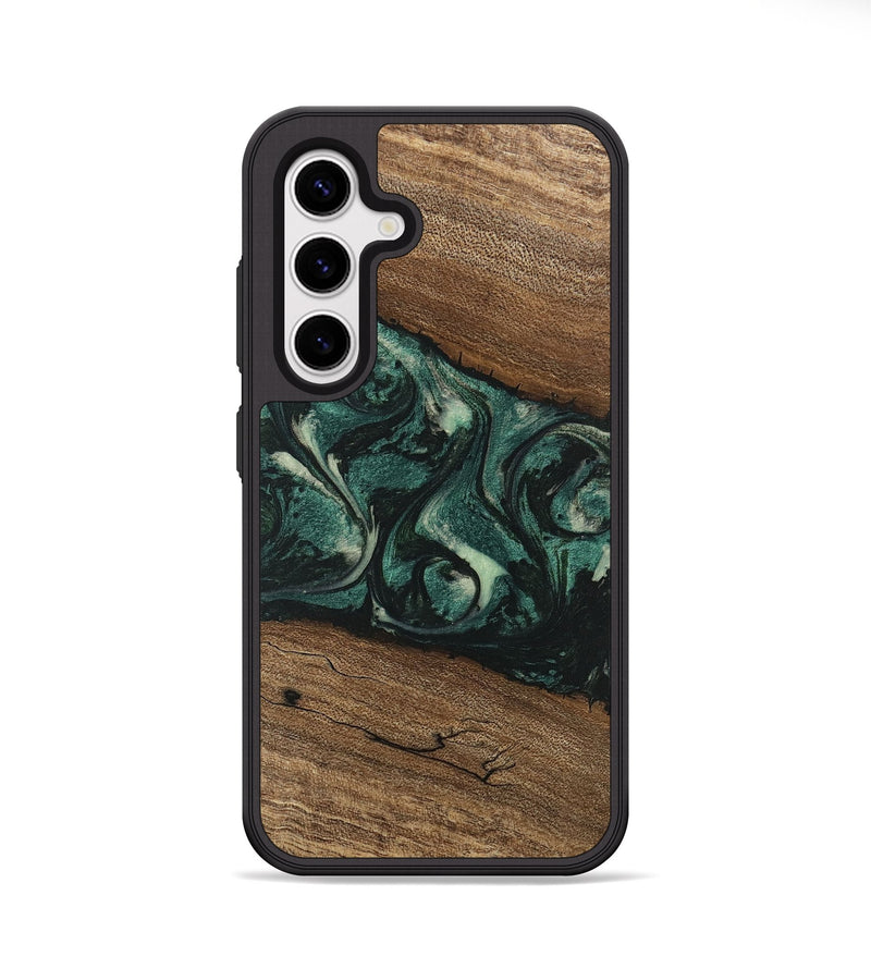 Galaxy S25 Wood Phone Case - Lissie (Green, 746630)