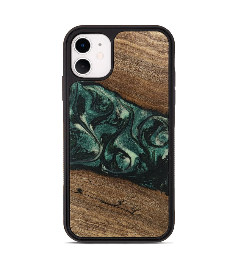 iPhone 11 Wood Phone Case - Lissie (Green, 746630)