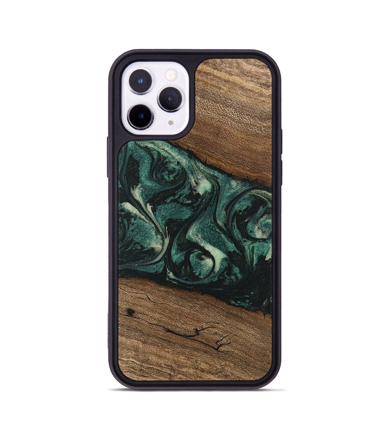 iPhone 11 Pro Wood Phone Case - Lissie (Green, 746630)