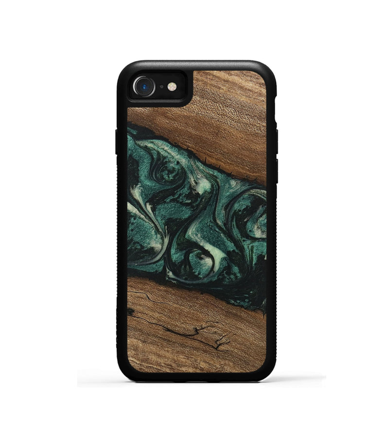 iPhone SE Wood Phone Case - Lissie (Green, 746630)