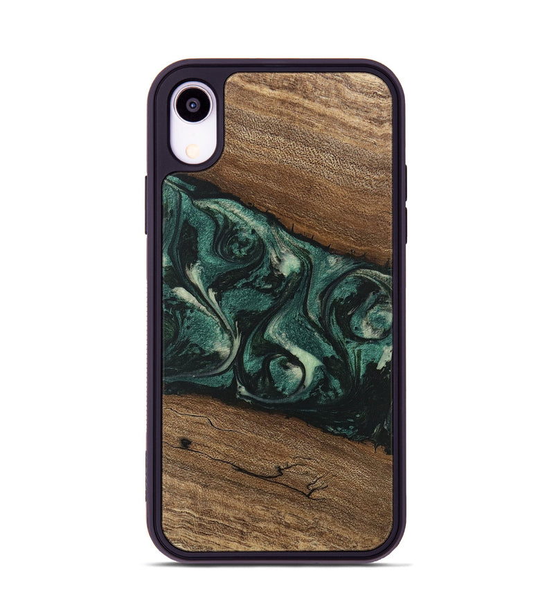 iPhone Xr Wood Phone Case - Lissie (Green, 746630)