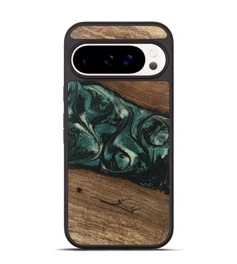 Pixel 9 Pro Wood Phone Case - Lissie (Green, 746630)