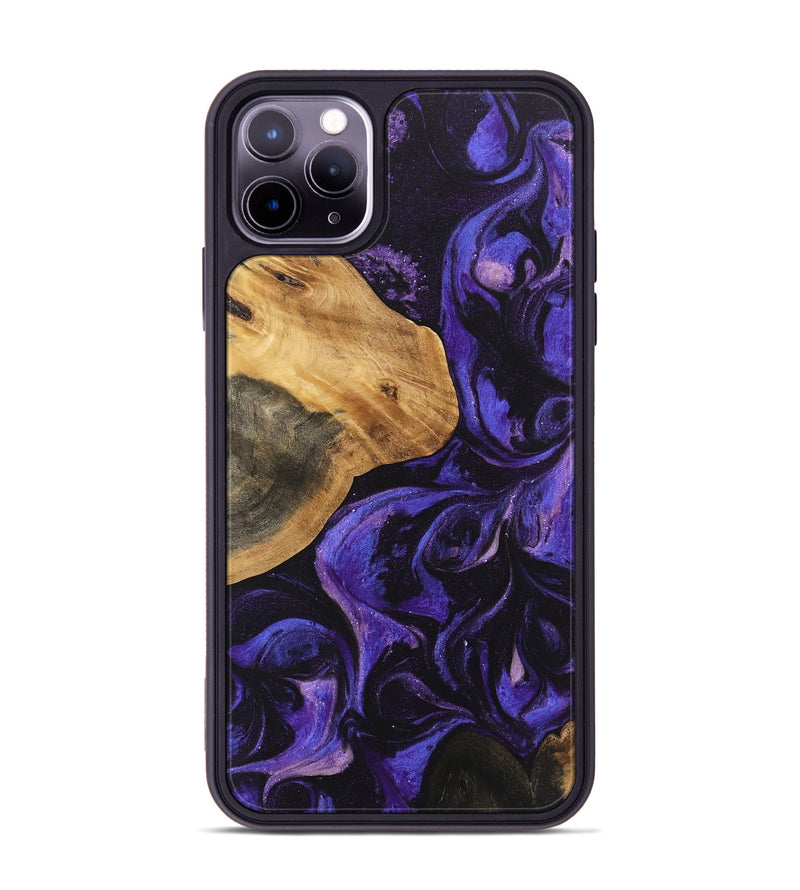 iPhone 11 Pro Max Wood Phone Case - Egbert (Purple, 746631)