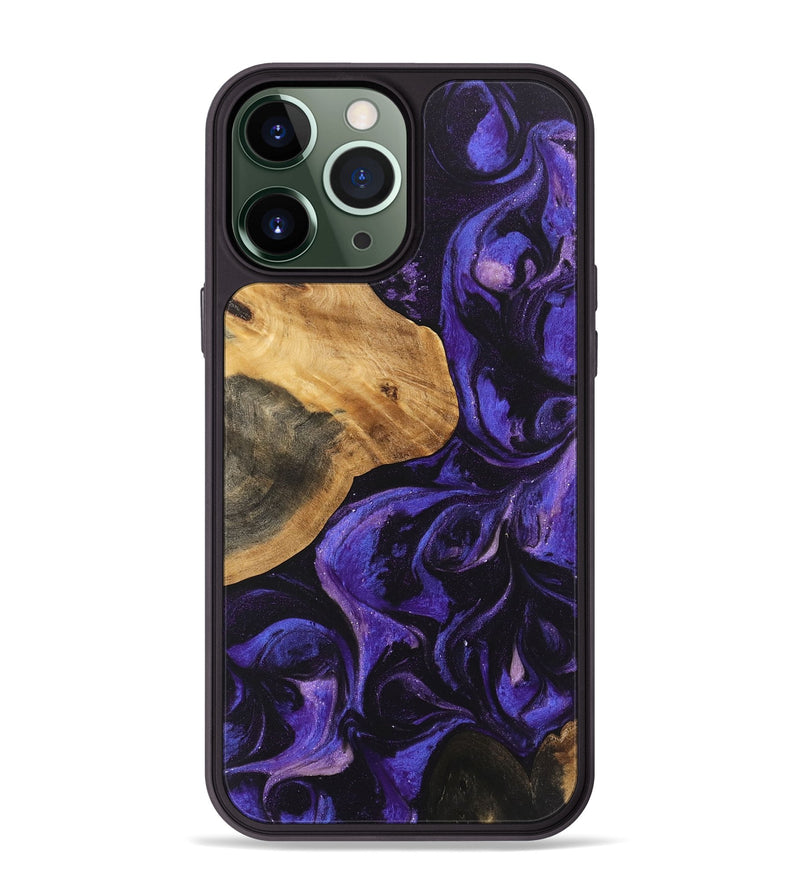 iPhone 13 Pro Max Wood Phone Case - Egbert (Purple, 746631)