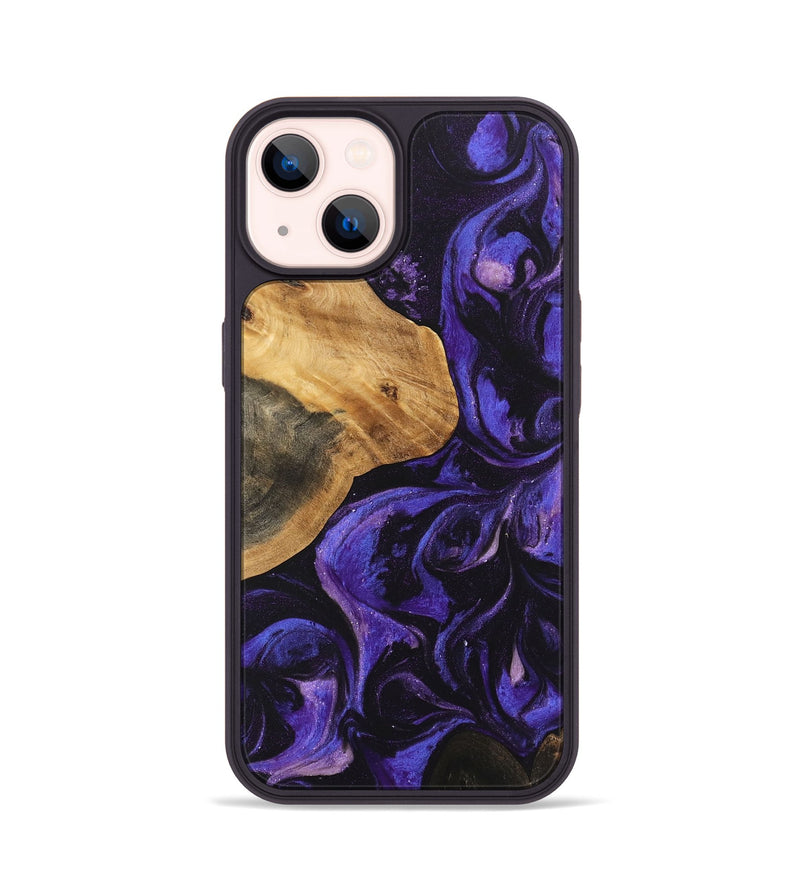 iPhone 14 Wood Phone Case - Egbert (Purple, 746631)