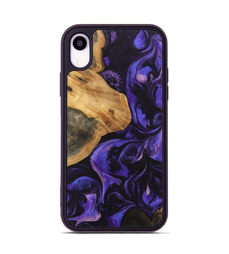 iPhone Xr Wood Phone Case - Egbert (Purple, 746631)