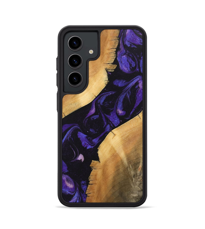 Galaxy S24 Wood Phone Case - Junior (Purple, 746633)