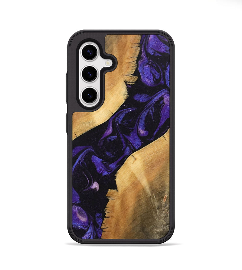 Galaxy S25 Wood Phone Case - Junior (Purple, 746633)