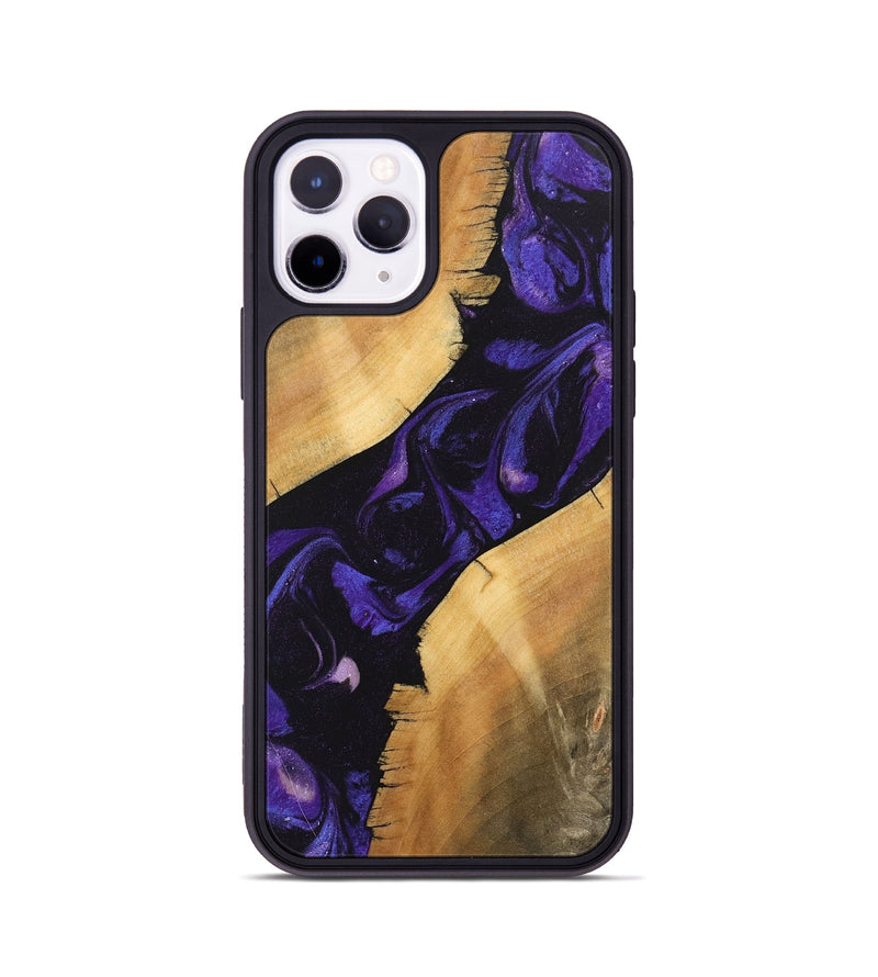 iPhone 11 Pro Wood Phone Case - Junior (Purple, 746633)