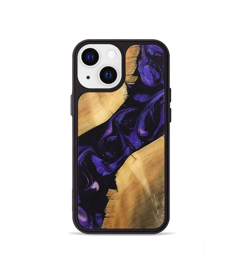 iPhone 13 mini Wood Phone Case - Junior (Purple, 746633)