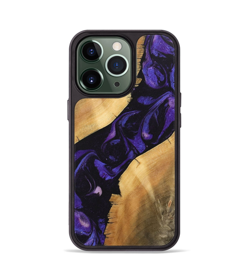 iPhone 13 Pro Wood Phone Case - Junior (Purple, 746633)