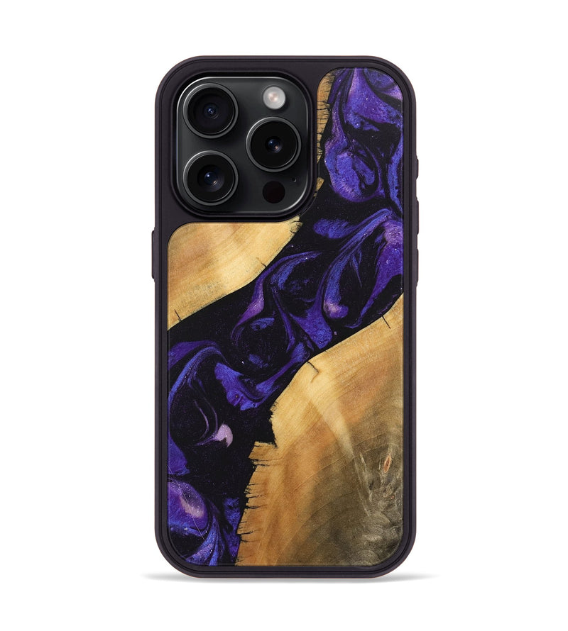 iPhone 15 Pro Wood Phone Case - Junior (Purple, 746633)