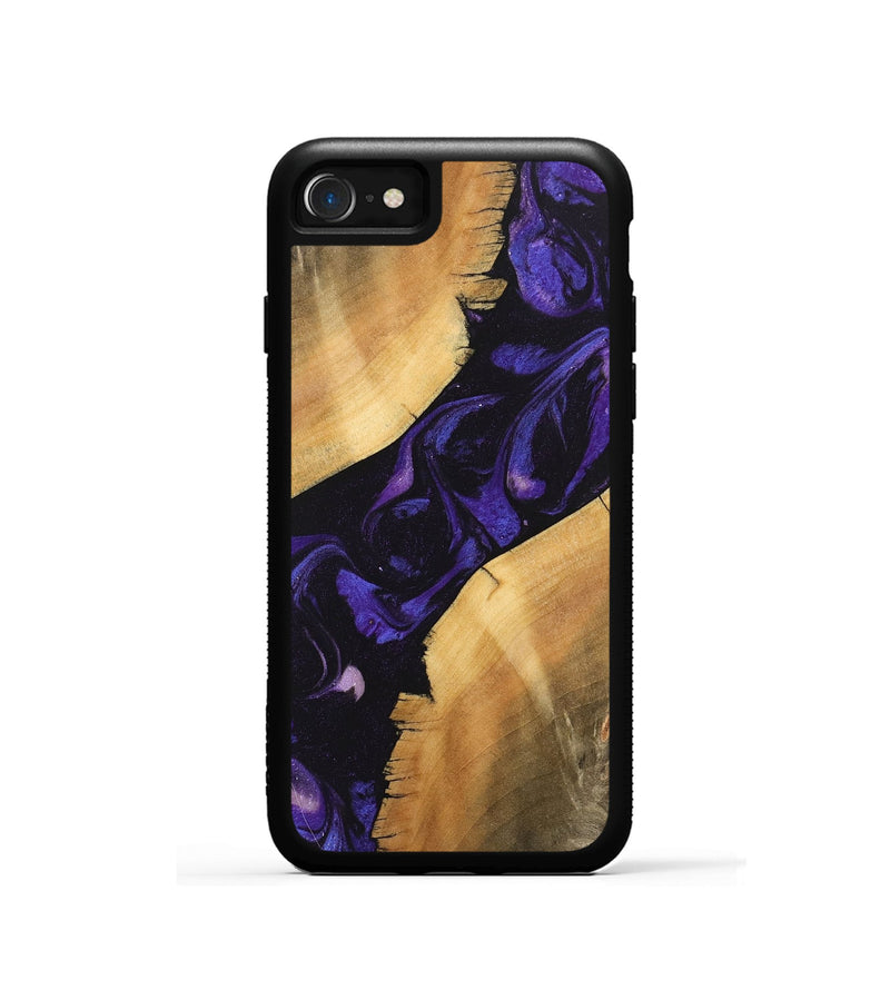 iPhone SE Wood Phone Case - Junior (Purple, 746633)