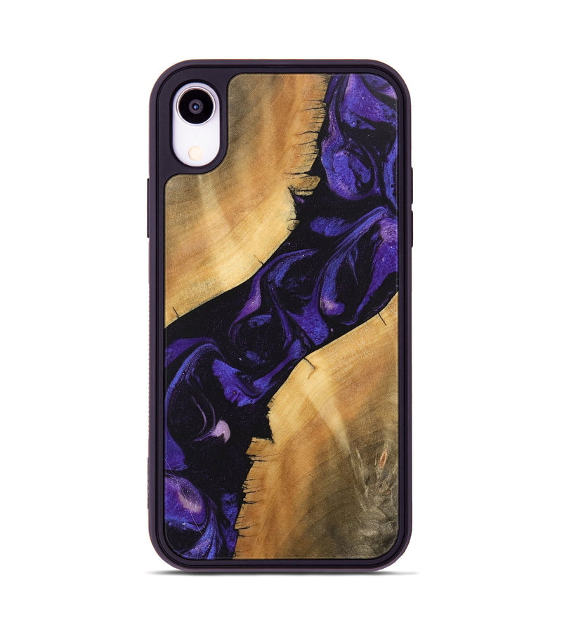 iPhone Xr Wood Phone Case - Junior (Purple, 746633)