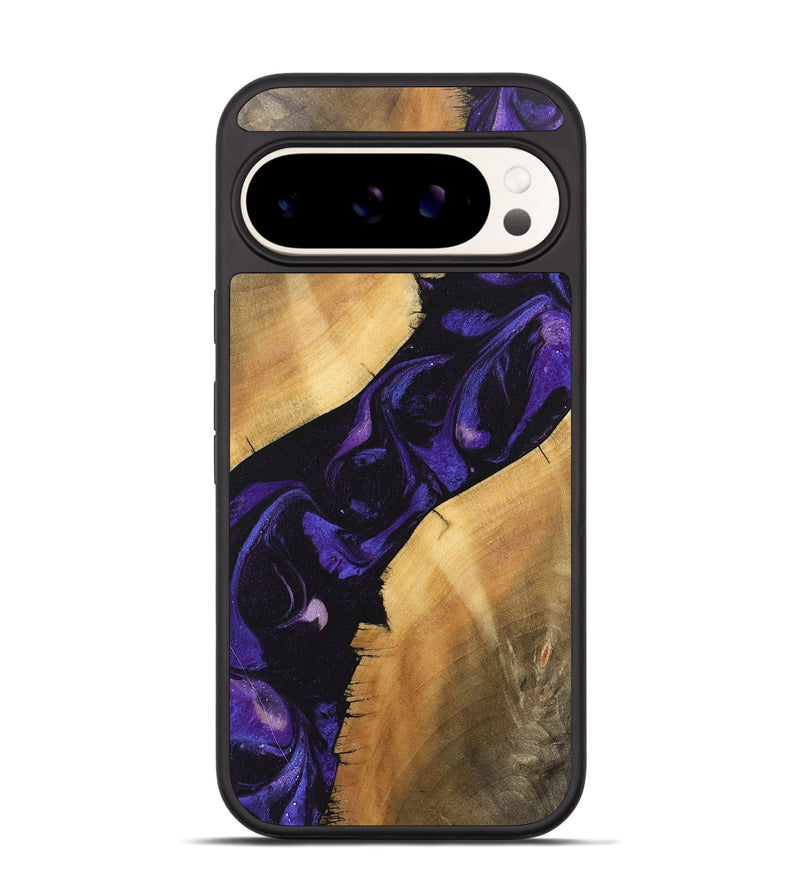 Pixel 9 Pro Wood Phone Case - Junior (Purple, 746633)