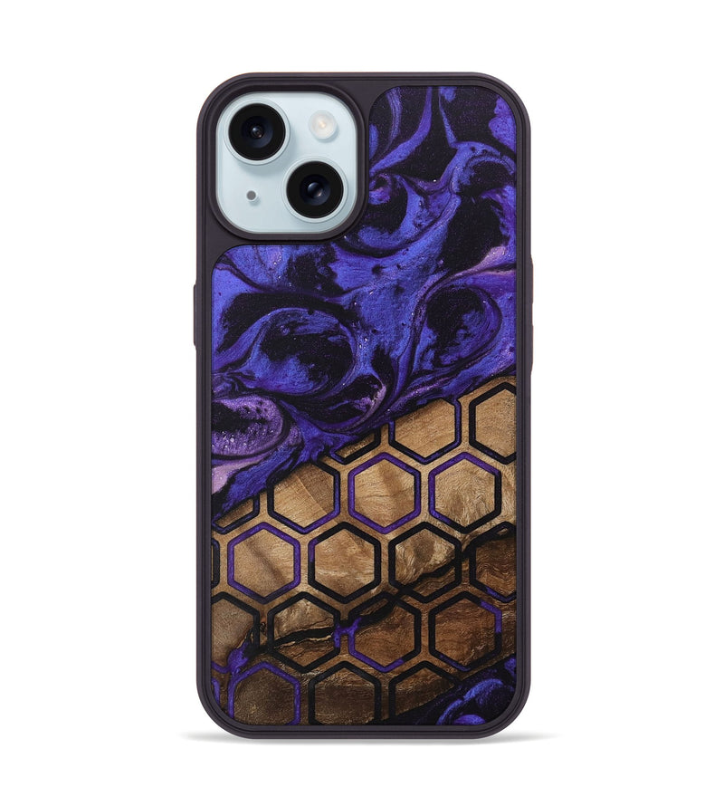 iPhone 15 Wood Phone Case - Camilo (Pattern, 746635)