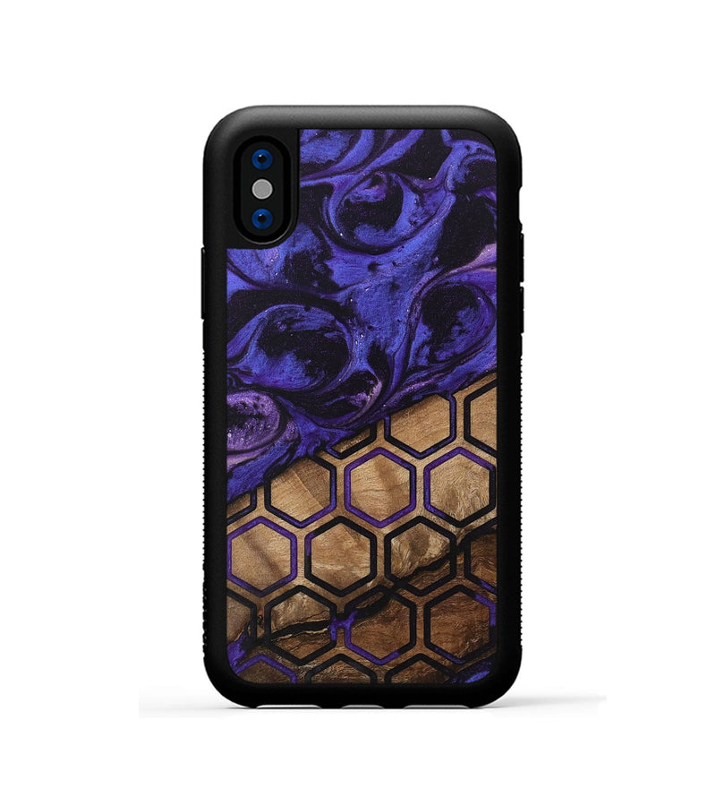 iPhone Xs Wood Phone Case - Camilo (Pattern, 746635)