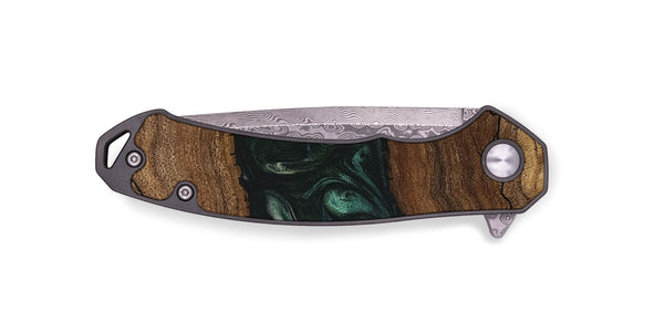 EDC Wood Pocket Knife - Sim (Green, 746639)