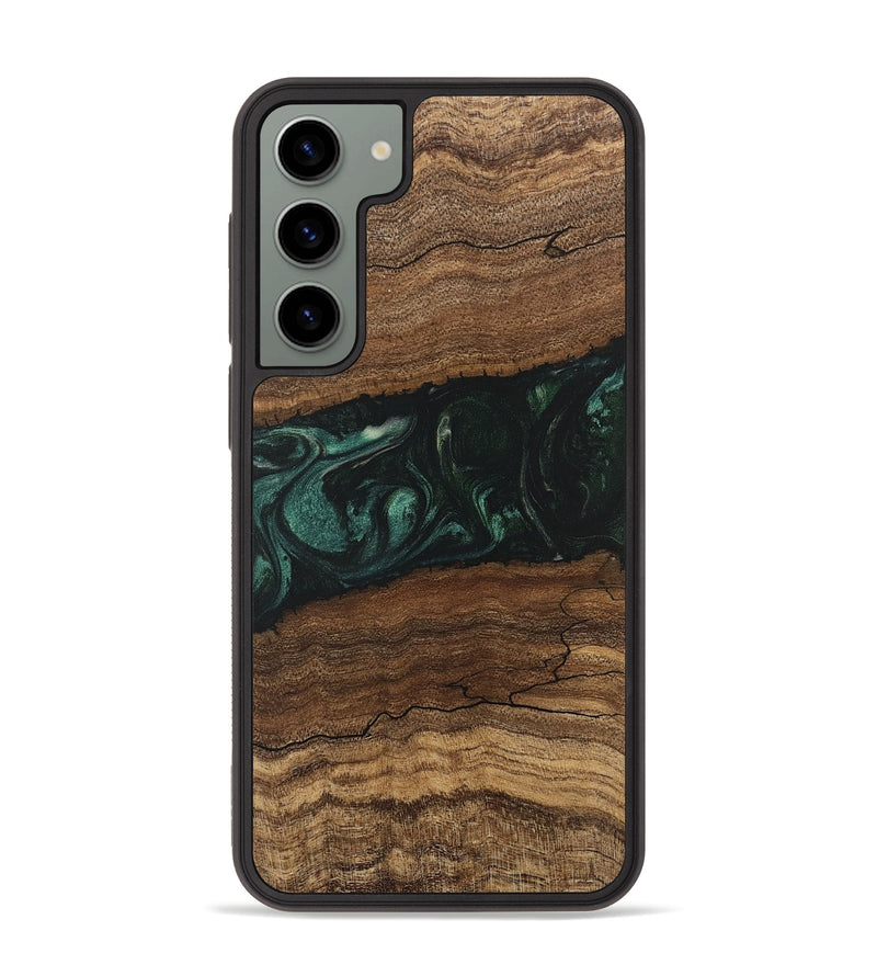 Galaxy S23 Plus Wood Phone Case - Sim (Green, 746639)