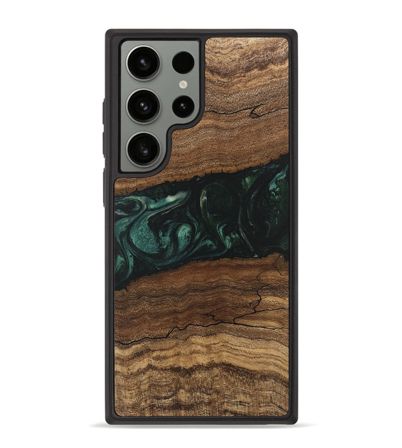 Galaxy S23 Ultra Wood Phone Case - Sim (Green, 746639)