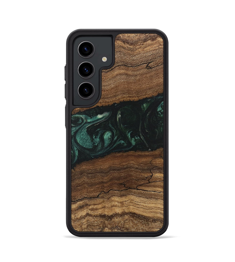 Galaxy S24 Wood Phone Case - Sim (Green, 746639)