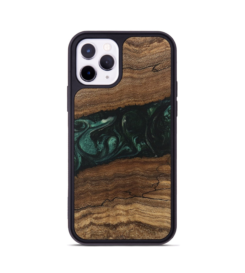 iPhone 11 Pro Wood Phone Case - Sim (Green, 746639)