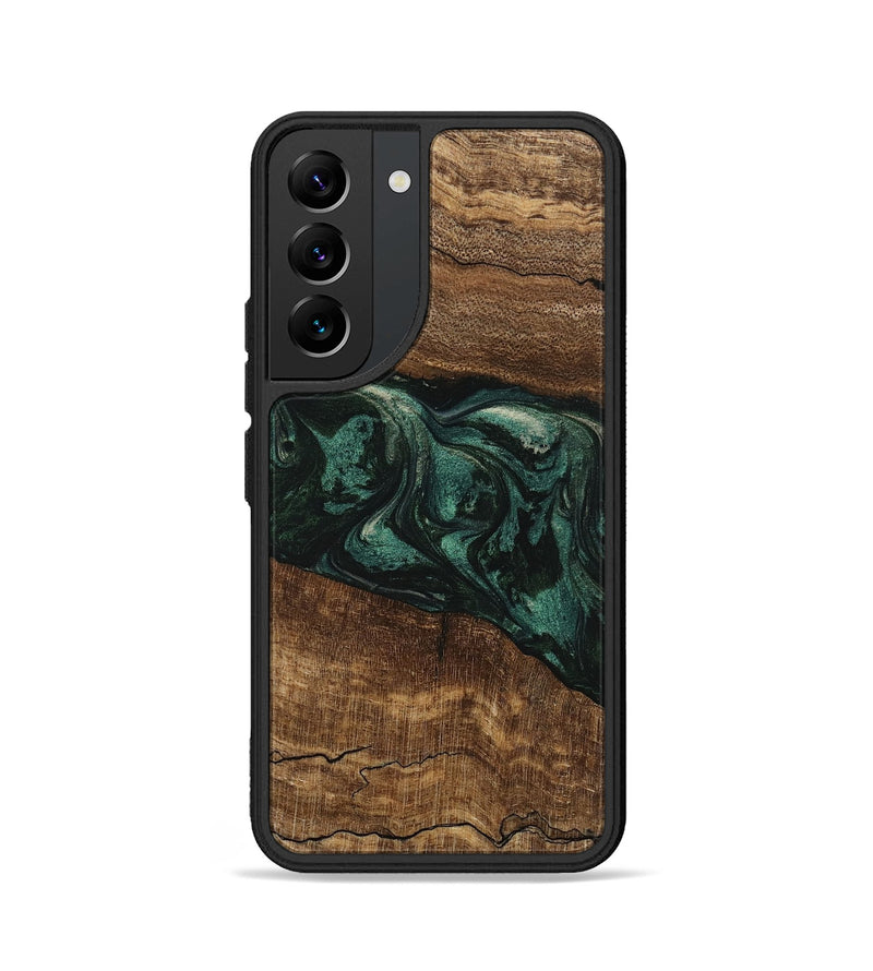 Galaxy S22 Wood Phone Case - Lizeth (Green, 746641)